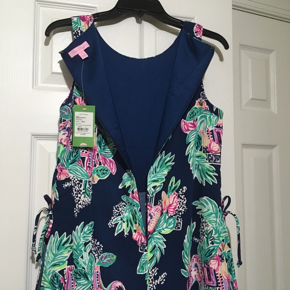 NEW Lilly Pulitzer Donna Romper in Peanut Gallery - Picture 5 of 7